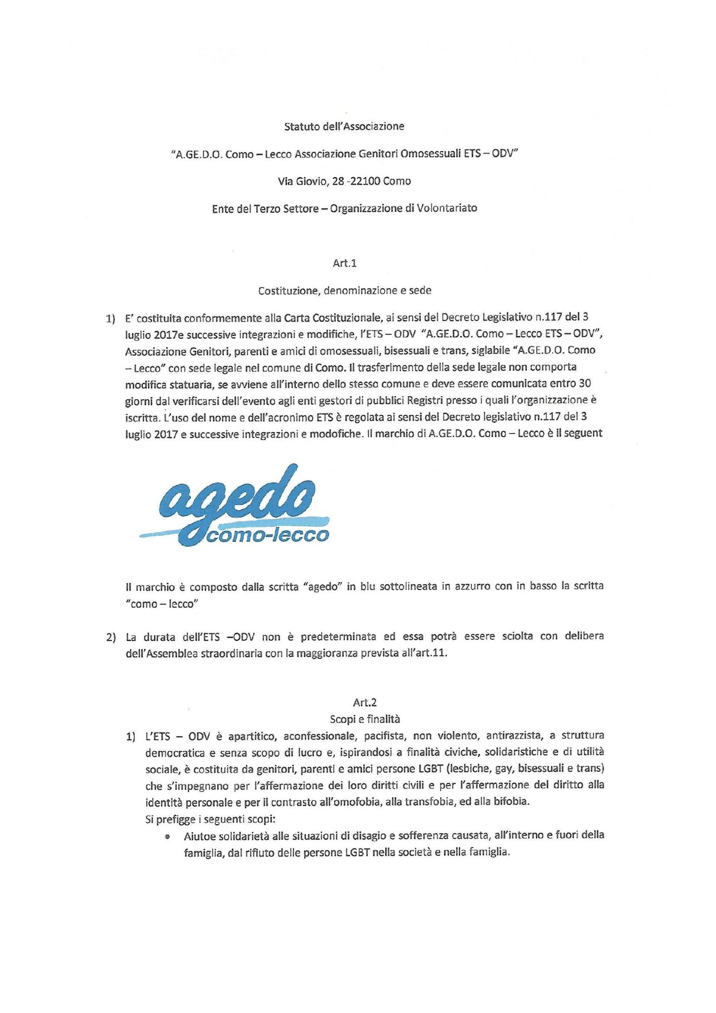 statuto AGEDO Como - Lecco (1).pdf