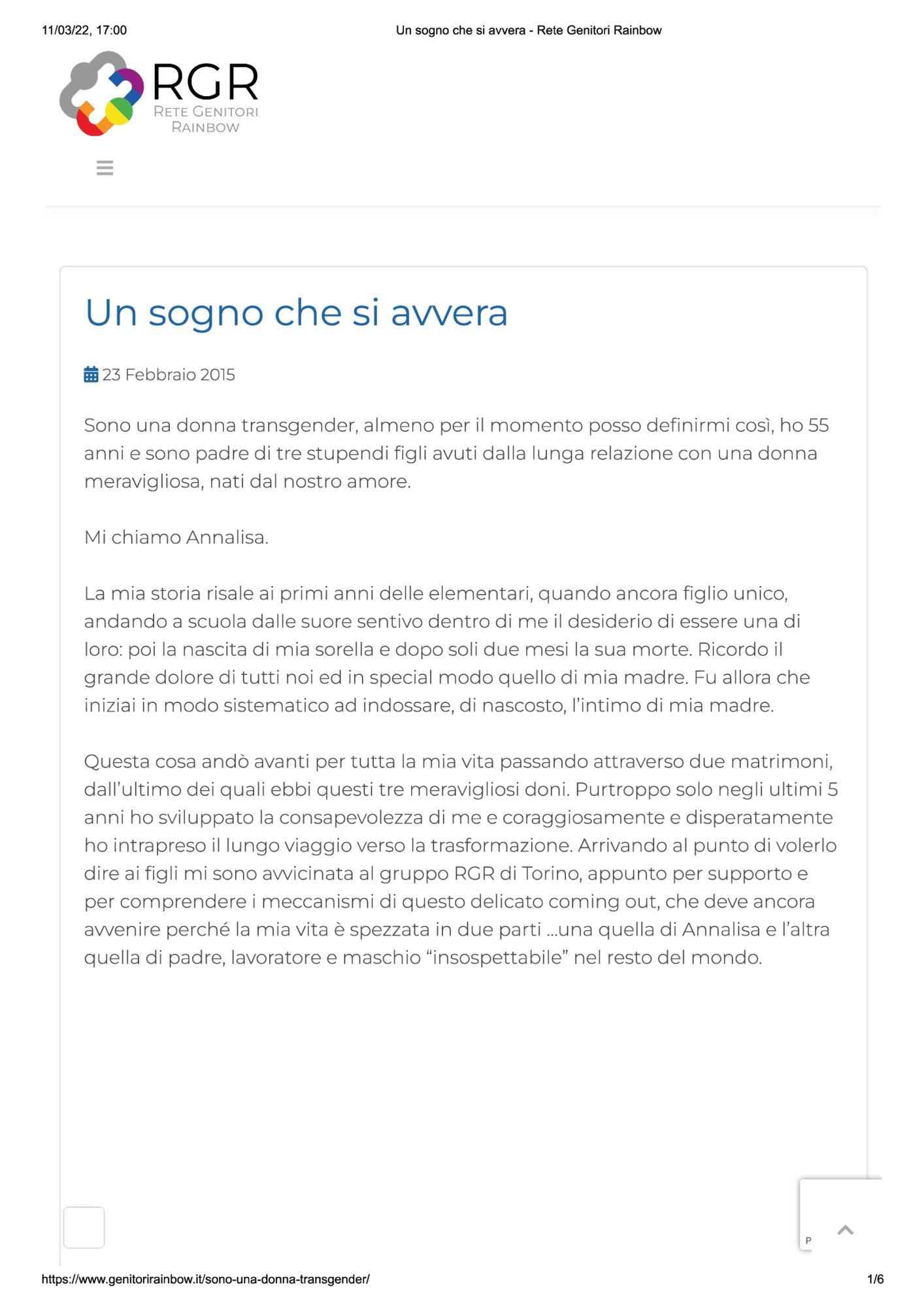 2015 - Un sogno che si avvera.pdf
