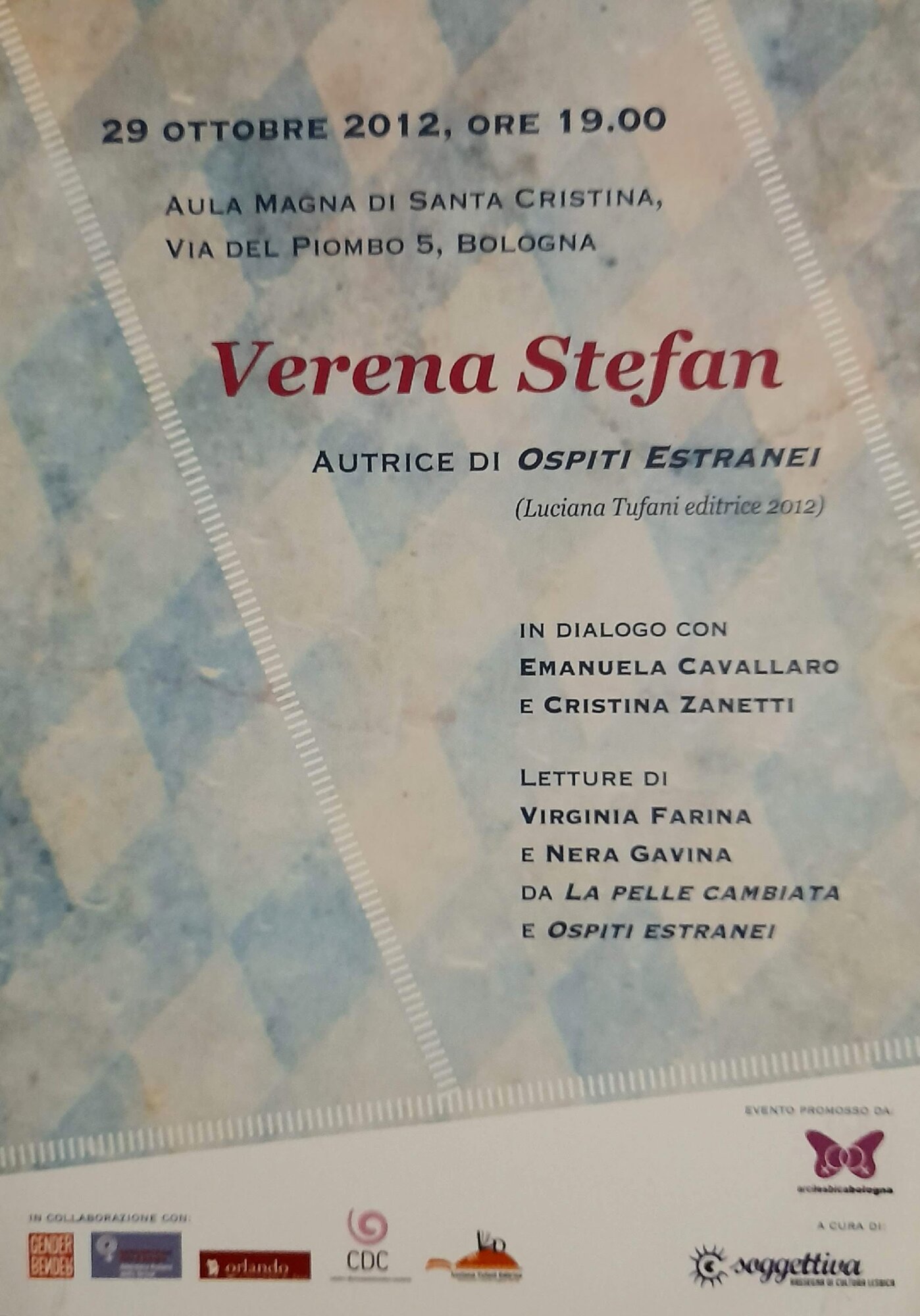 Verena Stefan - letture - Soggettiva
