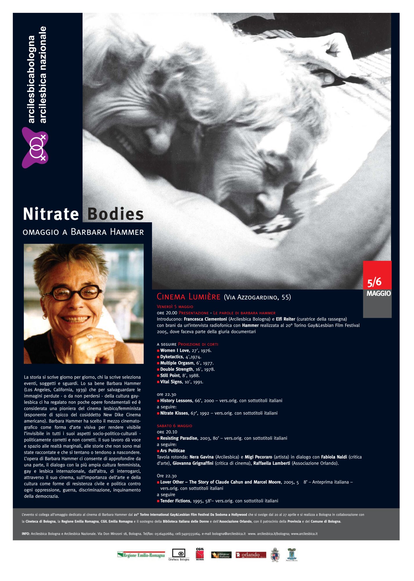 Nitrate Bodies - omaggio a Barbara Hammer