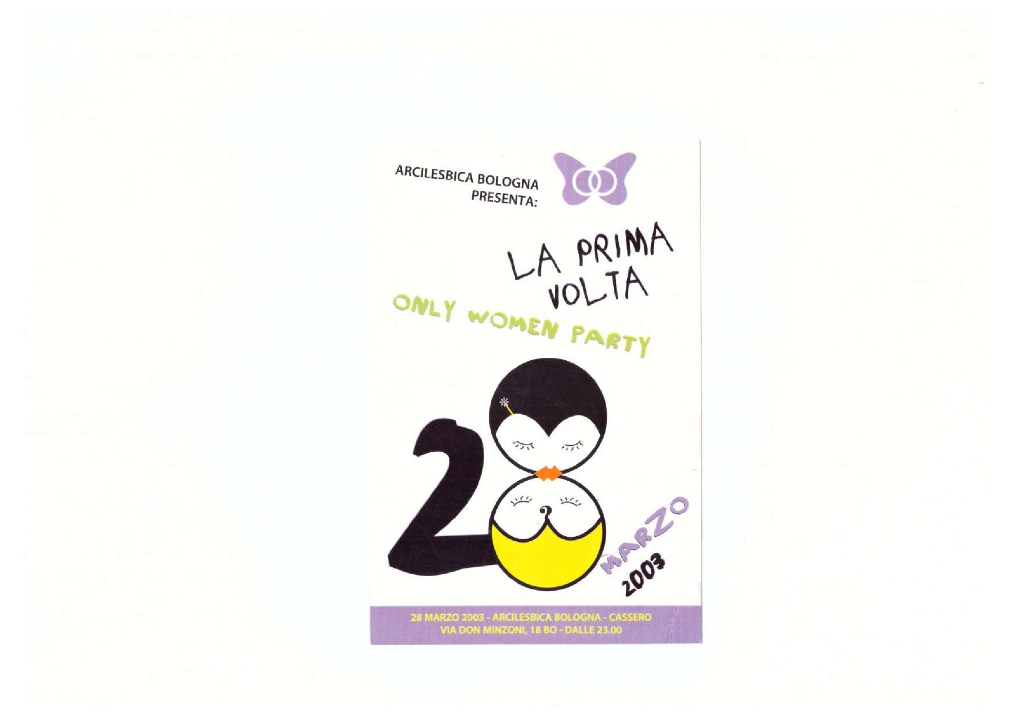  La prima volta - festa 2003