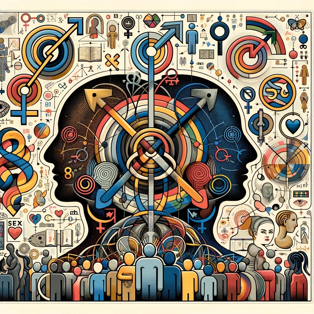 DALL·E 2023-11-27 12.28.00 - An illustrative and educational image for 'Sex, Gender, and Identity_ An Analysis of Fundamental Concepts'. The image should visually represent the co.png